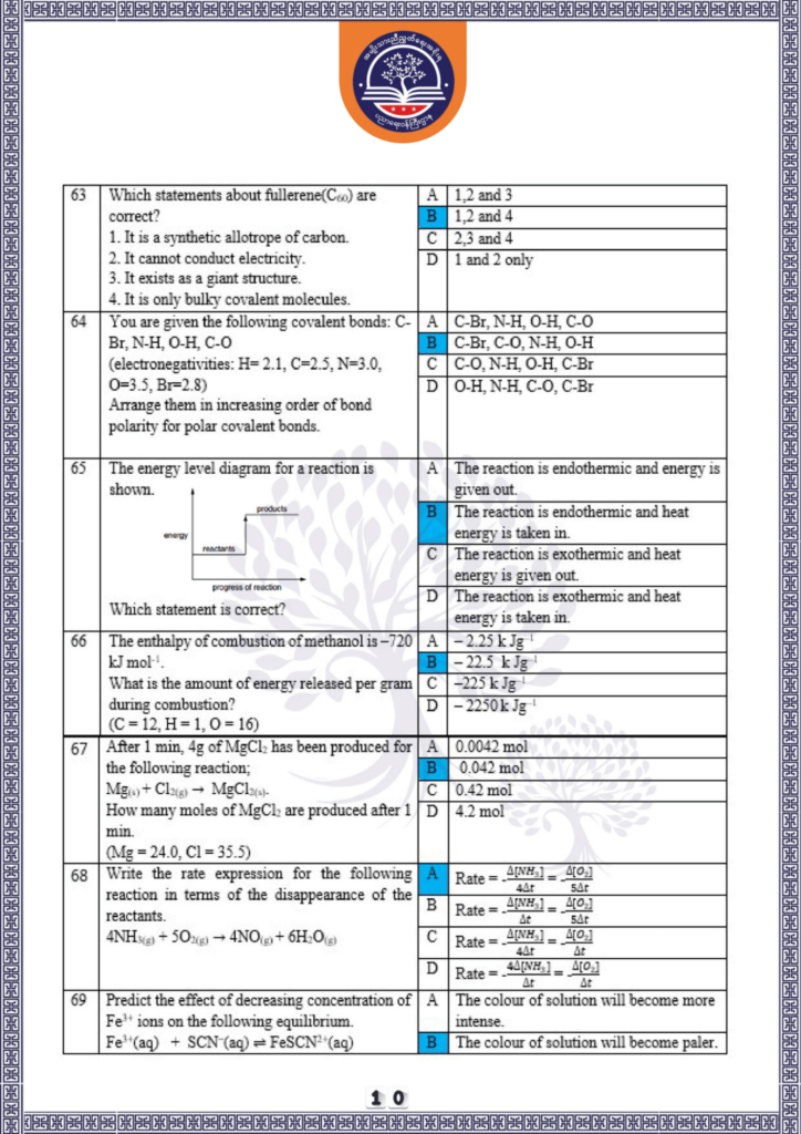 ပညာရေးဝန်ကြီးဌာန https://moe.sjmyanmar.com/be/sample-questions/2025/chemistry/