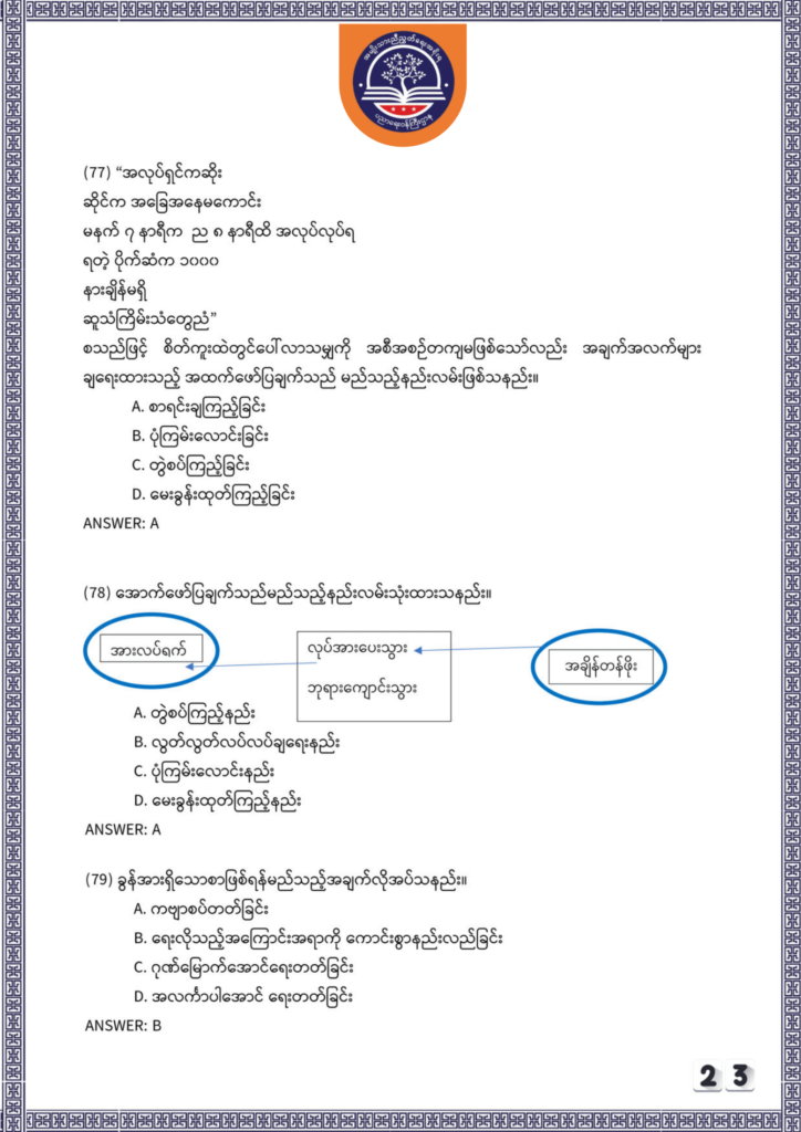ပညာရေးဝန်ကြီးဌာန https://moe.sjmyanmar.com/be/sample-questions/2025/myanmar/