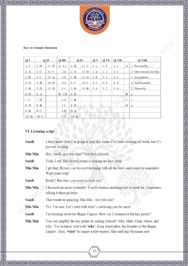 ပညာရေးဝန်ကြီးဌာန https://moe.sjmyanmar.com/msg-to-people/beca-english-sample-2026/